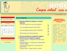 Tablet Screenshot of campusvirtual.aedeweb.es